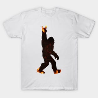 Bigfoot - Rock on T-Shirt